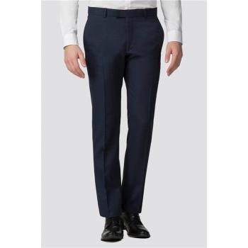 Blue Wave Slim‑Fit Dress Pant