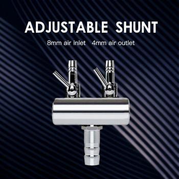Aquarium 2-12 Way Air Flow Control Lever Valve 4mm