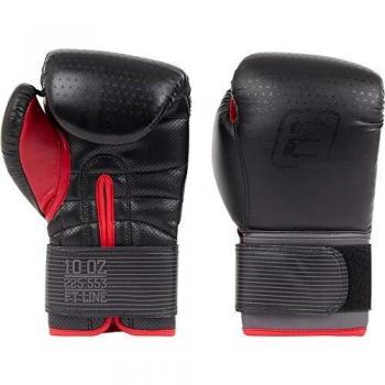ENERGETICS Unisex Boxhandschuhe PU FT, Black/Grey/RED, 6