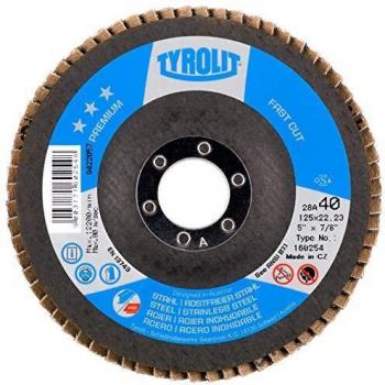 Disco de Corte Rápido Premium 125 mm K40 Acero Coronado VA ZA‑ZK (x10)