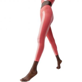 Legging Born Living Yoga Bindi 7/8 – couleur rouge saumon rose – femme – taille L