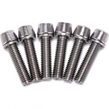 6PCS Stainless Steel Bicycle Riser Screws M5 x 20mm
