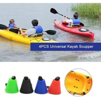 Tapones de repuesto de silicona para kayak y canoa, 4 unidades