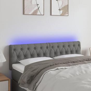 LED Testiera Grigio Scuro 144x7x78/88 cm Maison du'Monde