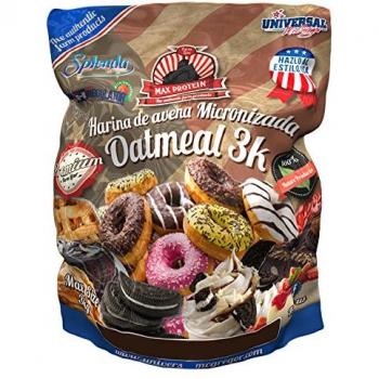 GOOD MORNING Instant Oatmeal 3kg Max Protein HARINA DE AVENA CON BAJOS CARBOHIDRATOS Y DE PROTEÍNAS DE CALIDAD PREMIUM