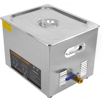 Pulitore ultrasuoni 15L commerciale in acciaio inox