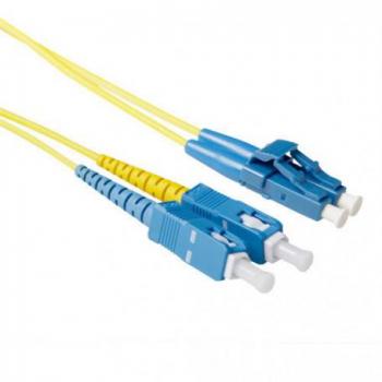 ACT 2m LSZH Singlemode 9/125 OS2 Fiber Patch Cable Duplex LC-SC (CAT6, 2 m)