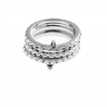 Anello Police Grigio PEJLF2010612 Donna Taglia Unica