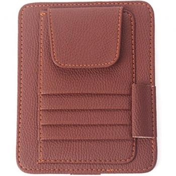 Multifunctional Car Sun Visor with Pen Clip