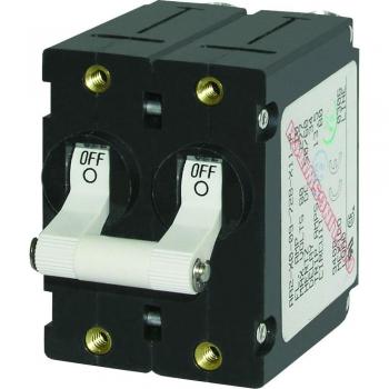 Blue Sea Systems A-Series Double Pole Toggle Circuit Breaker