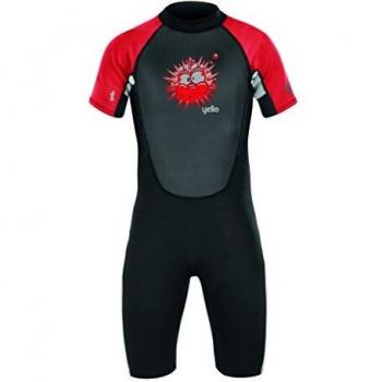 2mm Yello Red Puffer Suit for Boys – Medium