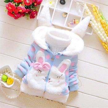 Xmas Baby Girls Fleece Jacket