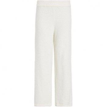 Calvin Klein Pyjamahose Relaxed Fit in Écru