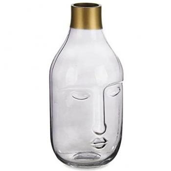 Dekorative Gesichtsvase Grau (11 X 24,5 X 12 Cm)