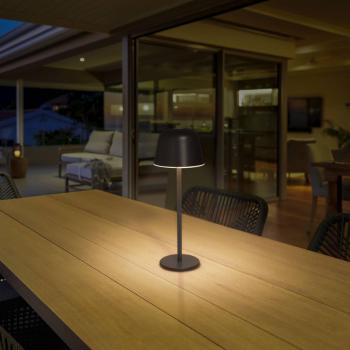 Ledvance, Tischlampe, Endura Style Table CCT USB Dunkelgrau (200 lm)