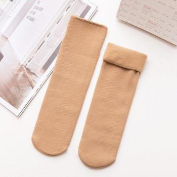 Chaussettes de maison hiver pour femme en laine