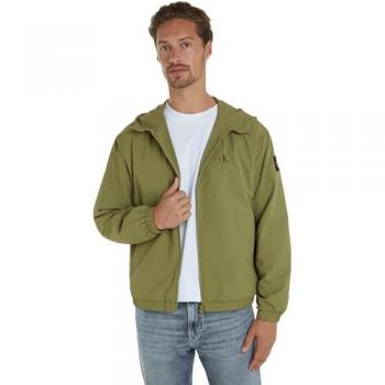 Giacca Calvin Klein Jeans con Cappuccio Verde