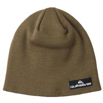 Gorro Quiksilver Cushy verde oscuro, marrón, estándar para hombre