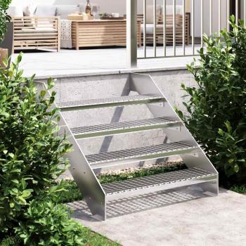 Escalier industriel en caillebotis 90x24x7 cm – vidaXL