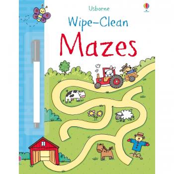 Wipe-Clean Mazes (Usborne Wipe Clean Books) by Jessica Greenwell New Book