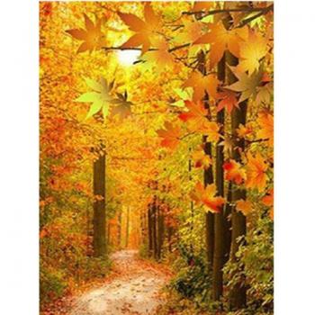 Peinture diamant 5D Arbre d’Automne dans la Forêt