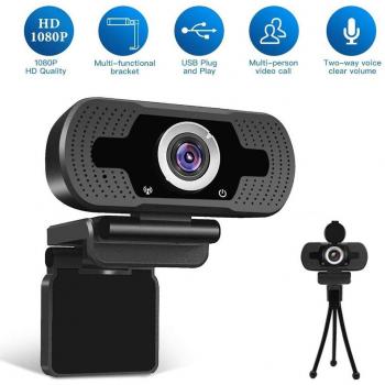 1080P Desktop Webcam for Live Streaming and Video Calls