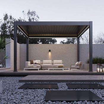 Kit LED pergola bioclimatique autoportée 4x4M