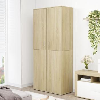 Schuhschrank aus Sonoma-Eiche 80 x 39 x 178 cm