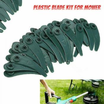 Kit de Lames Plastiques 10/50pcs pour Trimmer Bosch Art 23-18 Li / 26-18 Li