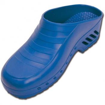 Zoccoli blu elettrico senza fori