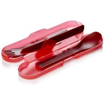 Humangear GoBites TRIO Besteckset, Farbe Rot, Modell 2017