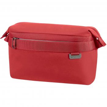 Samsonite 6 Liter Kulturtasche – Rot – Durchläufer 27 cm