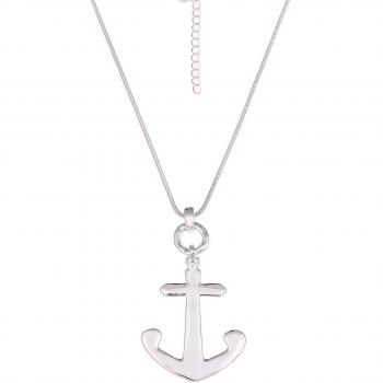 Silberne Modeschmuck-Anhänger „Schiffsanker“
