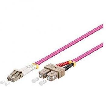 Multimode OM4 20 m LC‑SC Faserduplex Kabel