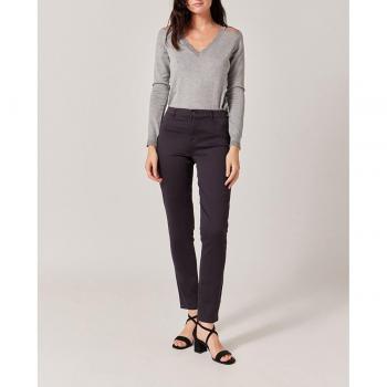 Pantalón pitillo gris 36 mujer