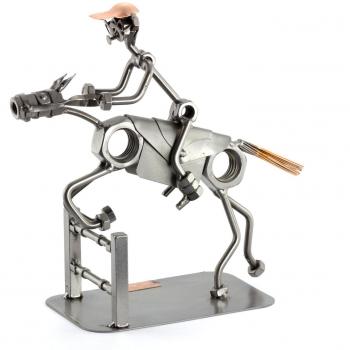 Steelman24 Dekofigur Steelman 24 Springreiter