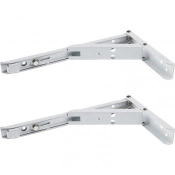 Support d'angle en métal pliable, ensemble de 2