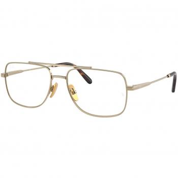 Ray-Ban RX8797 William Titanium Men's Glasses Gold Frame Size 58