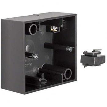 Enchufe Hager S1/B1/B7 Caja de Zócalo Antracita