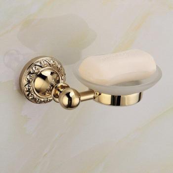 Gold Polished Bathroom Accessories Set