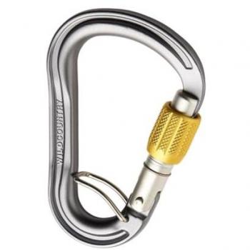 Mousqueton Screwgate Wild Country 1,25 mm – Rappel Gris