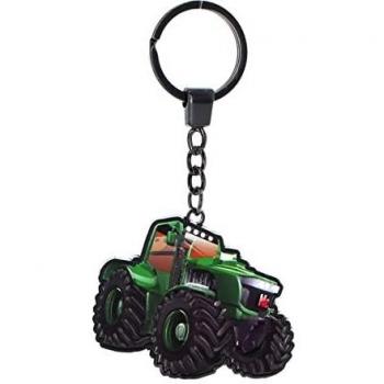 McNeill Schlüsselanhänger „Schulranzen“ mit Traktorelement – 9 cm, schwarz