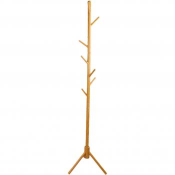 Floor Standing Wooden Coat Rack for Home