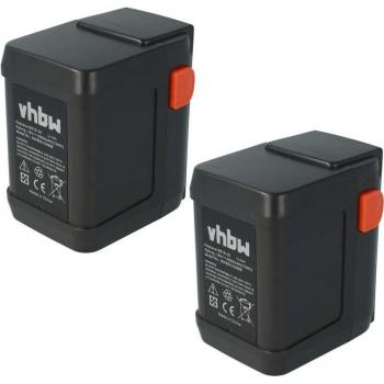 Vhbw 2 Batteries Li-Ion 4000mAh pour Gardena