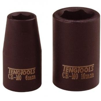 Teng Tools 1/4 Drive 6pt Regular Socket 7mm