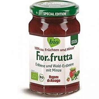 Natürlicher Erdbeer-Minze Aufstrich