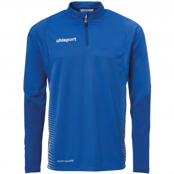 Uhlsport Score Kids’ Half‑Zip Sweater (8 Years, Boys/Girls) – Azure Blue & White