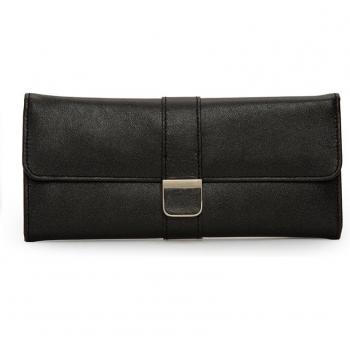 Wolf 1834 Palermo Black Leather Jewelry Case