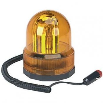 Sealey 12V Rotating Amber Beacon with Magnetic Base