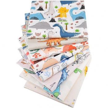 8Pcs 40x50cm DIY Sewing Fabric Squares Bundle